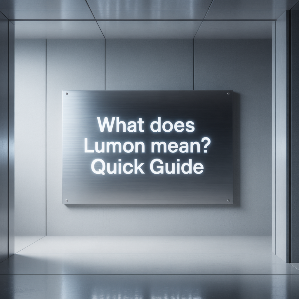 What Does Lumon Mean? Quick Guide