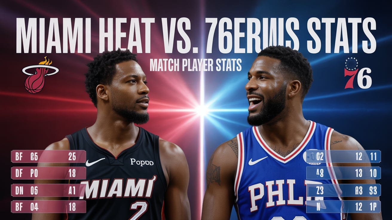 In-Depth Breakdown: Miami Heat vs. 76ers Match Player Stats – Key Performances From April 7, 2025